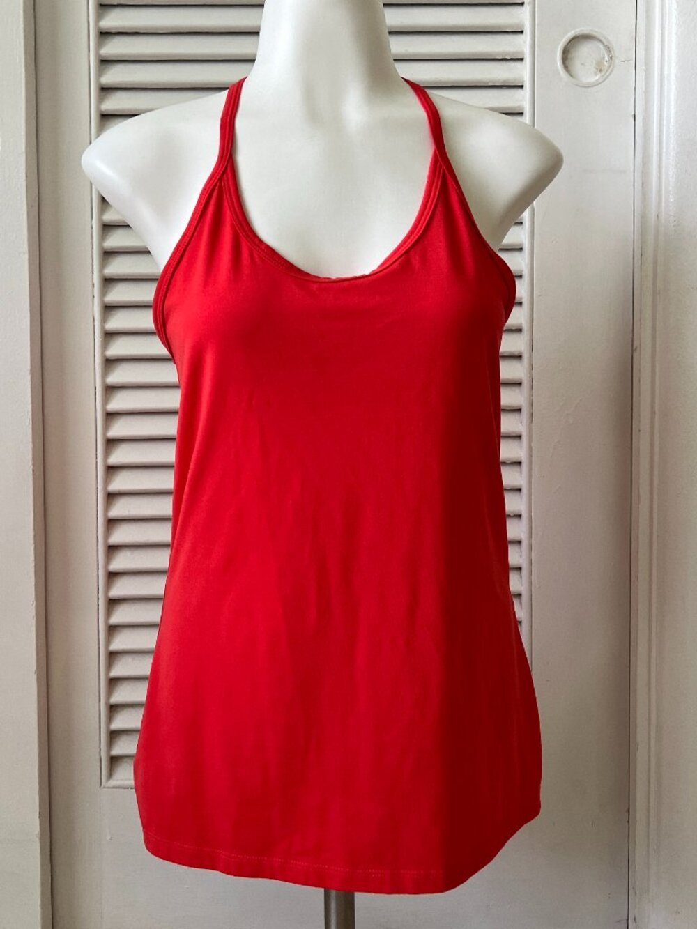 Nike Dri-FIT Orange/Coral Racerback Workout Tank Top Size Small